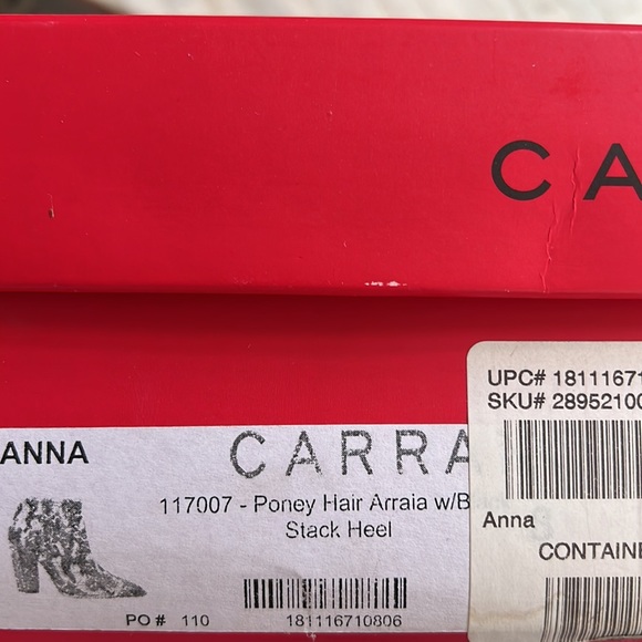 Carrano- Anna Pony Hair Bootie with Stack Heel - Picture 7 of 7